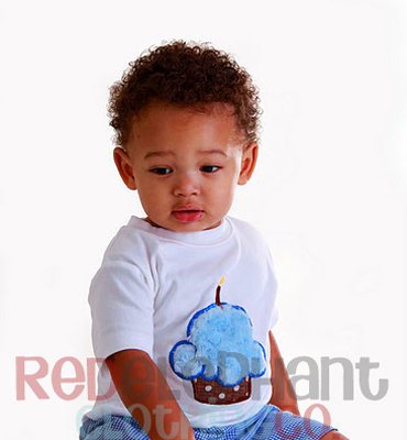Birthday Boy Cupcake Tee-barn, farm, onesie, shirt, tee, applique, personalized, cupcake, birthday