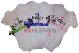 birthday number onesie