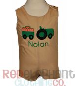 Fall Tractor w Pumpkins Boys Jon Jon