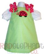 ladybug dress green