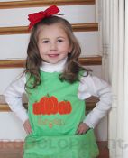 green pumpkin dress