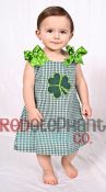 green shamrock dress