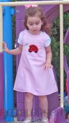 pink ladybug dress