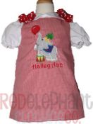 red circus dress