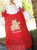 red reindeer alind dress