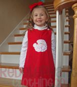 red santa dress