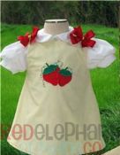 strawberry aline dress