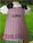 stripes aline dress