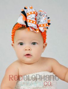 Halloween Ghost Hairbow