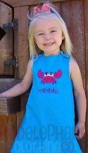 blue crab dress