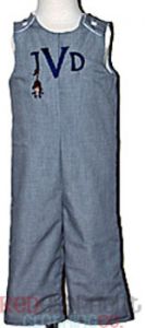 Blue Monkey Monogram Boys Jon Jon