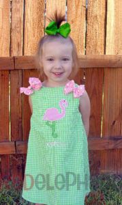 flamingo dress