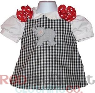 houndstooth elephant dress