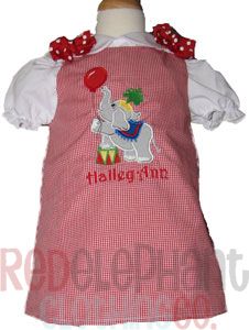 red circus dress