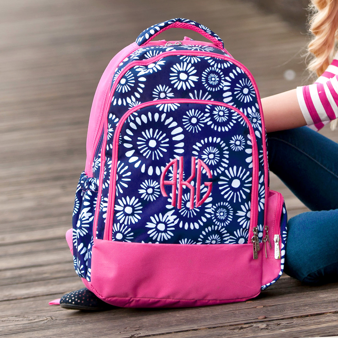 Personalized School Backpacks Monogram Backpacks for Girls