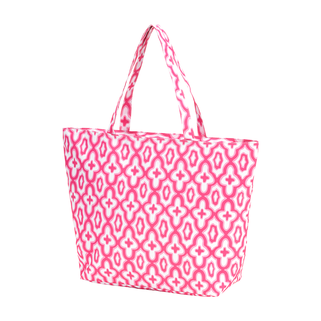 Personalized Tote Bag Pink Mosaic