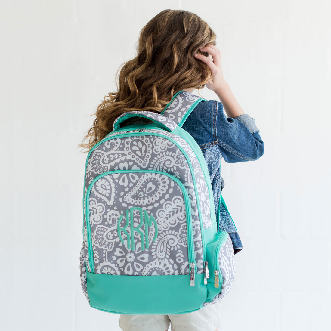 Monogram Backpack for Girls | Parker Paisley