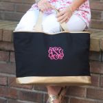 Monogram Canvas Tote