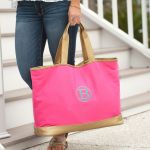 Monogram Canvas Tote
