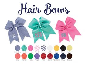Hair bow color options