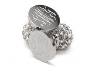 Monogrammed Earrings