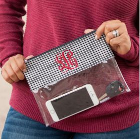 Game Day Clutch - Houndstooth
