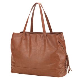 Vegan Leather Travel Bag- Blush