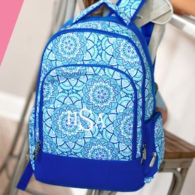 monogrammed bookbags