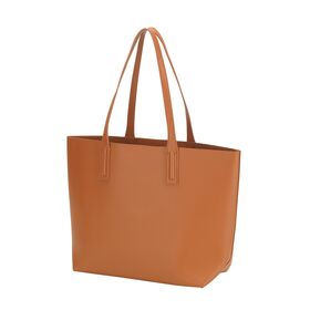 Camel Vegan Leather Handbag