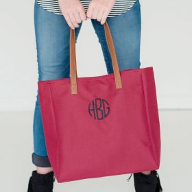 monogram tote bag