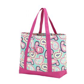 Monogram Tote Bag - Paisley