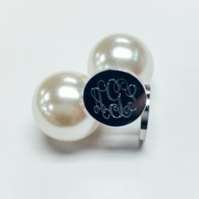 Monogrammed Earrings