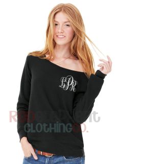 Off the shoulder sweatshirt