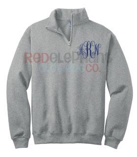 Monogrammed Pullover Jacket