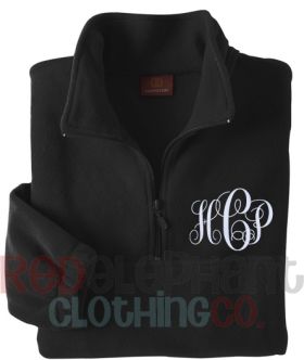 Monogrammed Pullover Jacket