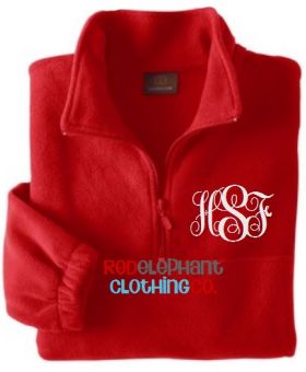 Monogrammed Pullover Jacket