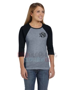 Monogrammed Raglan Tees