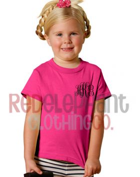 Kids monogram shirt