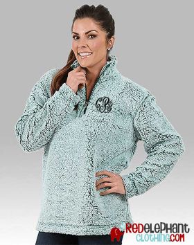 Monogrammed Pullover Jacket