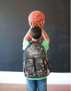 monogrammed bookbags