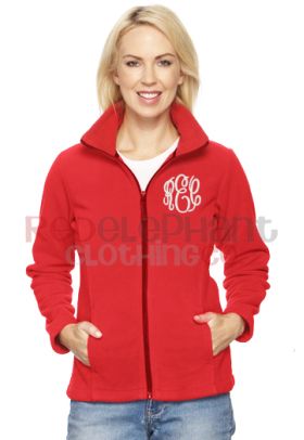 Monogrammed Fleece Jacket