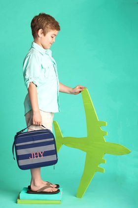 monogrammed boy lunchboxes