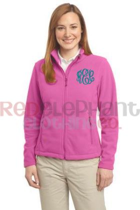 Monogrammed Fleece Jacket