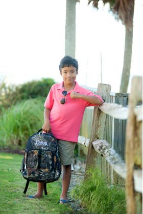 monogrammed backpacks for college