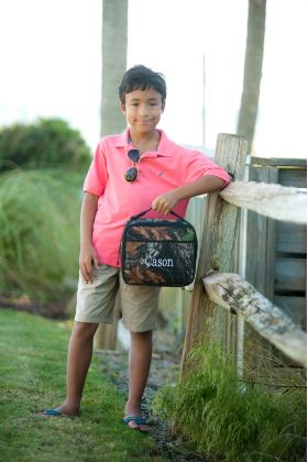 monogrammed boy lunchboxes,