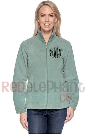 Monogrammed Fleece Jacket