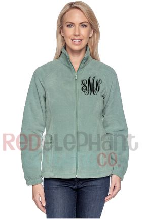 Monogrammed Fleece Jacket