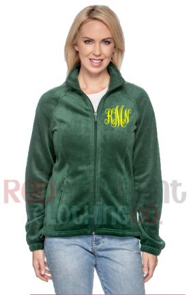 Monogrammed Fleece Jacket