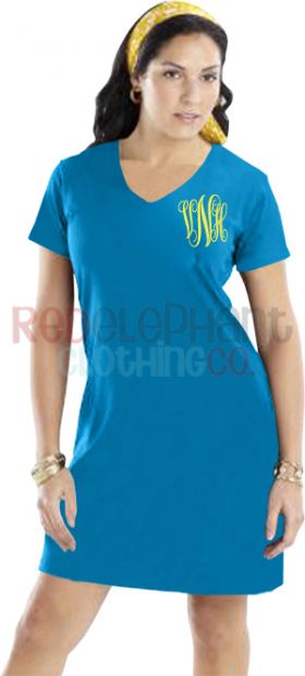 Monogrammed Swim Cover-up