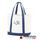 Monogram Tote Bag - Navy
